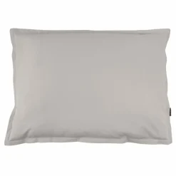 EMINZA Taie d'oreiller rectangulaire percale de coton (50 x 80 cm) Cali Gris clair New