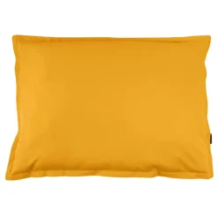 EMINZA Taie d'oreiller rectangulaire percale de coton (50 x 80 cm) Cali Jaune moutarde Best