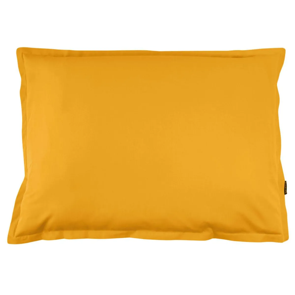 EMINZA Taie d'oreiller rectangulaire percale de coton (50 x 80 cm) Cali Jaune moutarde Best