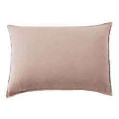 EMINZA Taie d'oreiller rectangulaire lyocell Tencel™ lavé (50 x 80 cm) Olivia blush Rose New