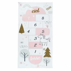 HOME DECO KIDS Tapis (140 cm) Marelle Rose Best