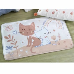 LOVELY CASA Tapis antidérapant (75 cm) Zoéline Rose