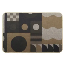 LUANCE Tapis antidérapant (40 x 60 cm) Geo Beige New