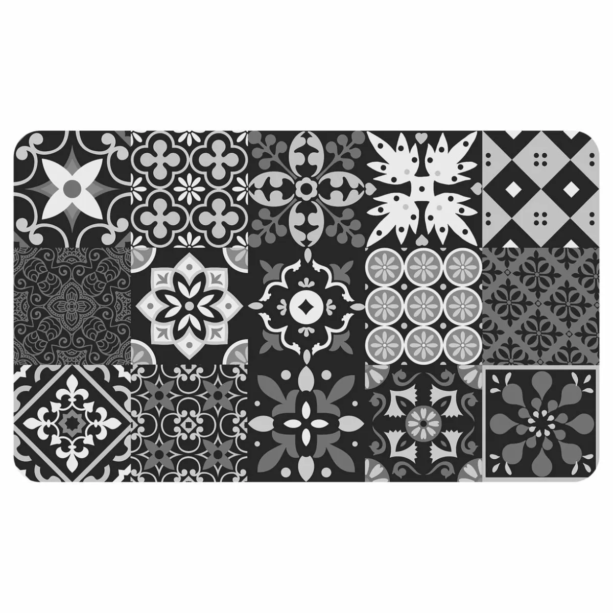 DOUCEUR D'INTERIEUR Tapis antidérapant (45 x 75 cm) Salou Gris Best