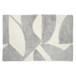 STOF Tapis coton (60 x 90 cm) Blokken Ecru Discount