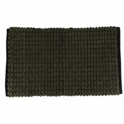 TENDANCE Tapis de bain (75 cm) Black Line / noir Vert kaki Best