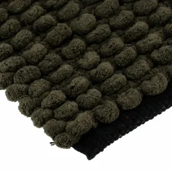 TENDANCE Tapis de bain (75 cm) Black Line / noir Vert kaki Best