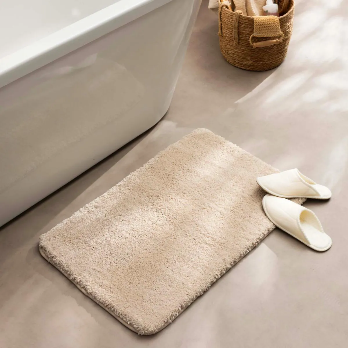 douceur d'intu017drieur Tapis de bain absorbant (50 x 80 cm) Maël Beige Discount