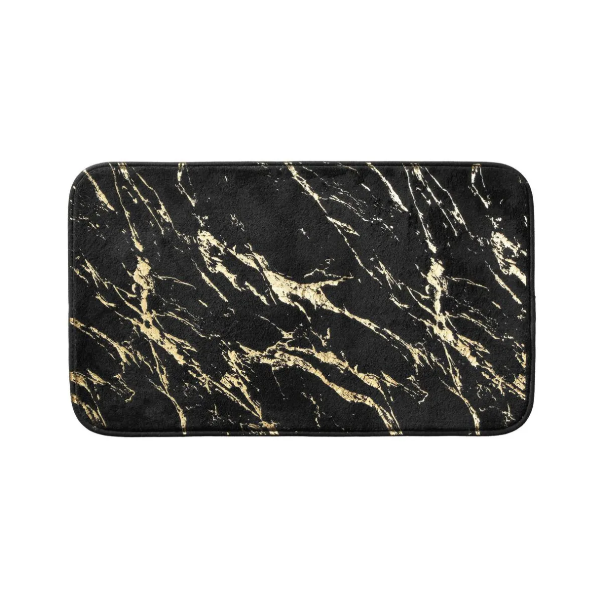 douceur d'intu017drieur Tapis de bain antidérapant (45 x 75 cm) Aquamarbre Noir New