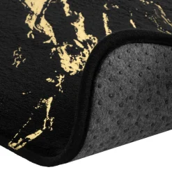 douceur d'intu017drieur Tapis de bain antidérapant (45 x 75 cm) Aquamarbre Noir New