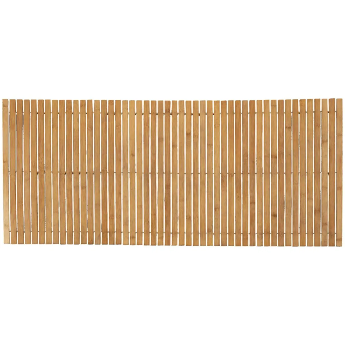 ATMOSPHERA Tapis de bain caillebotis à rouler bambou (120 x 50 cm) Leo Beige Best