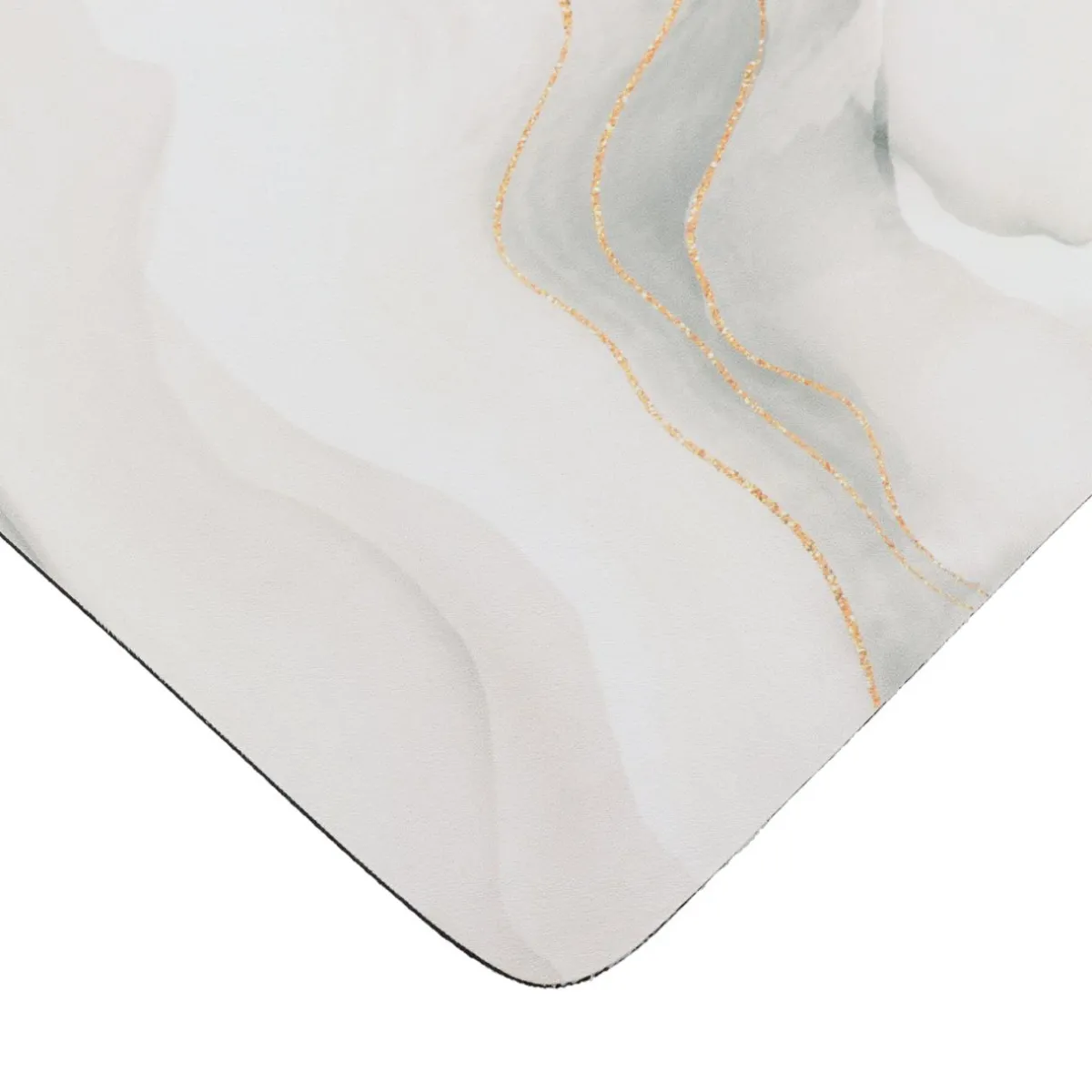 TENDANCE Tapis de bain caoutchouc naturel antidérapant (45 x 60 cm) Iconic Blanc Discount