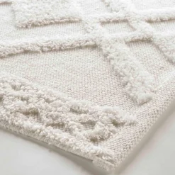 DOUCEUR D'INTERIEUR Tapis de bain coton (50 x 80 cm) Gladis Blanc Online