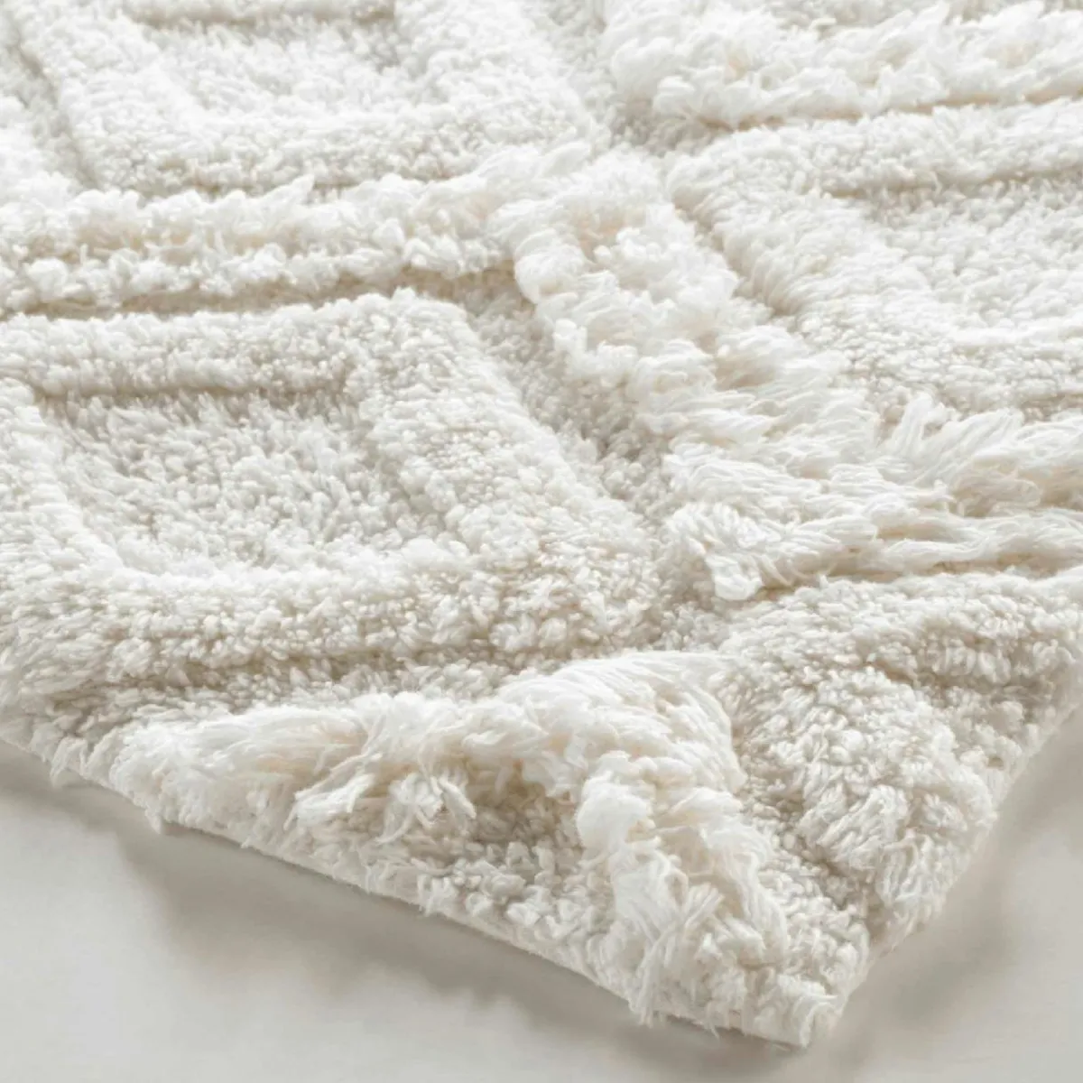 Douceur d'intu017drieur Tapis de bain coton (50 x 80 cm) Ikatis Blanc Discount