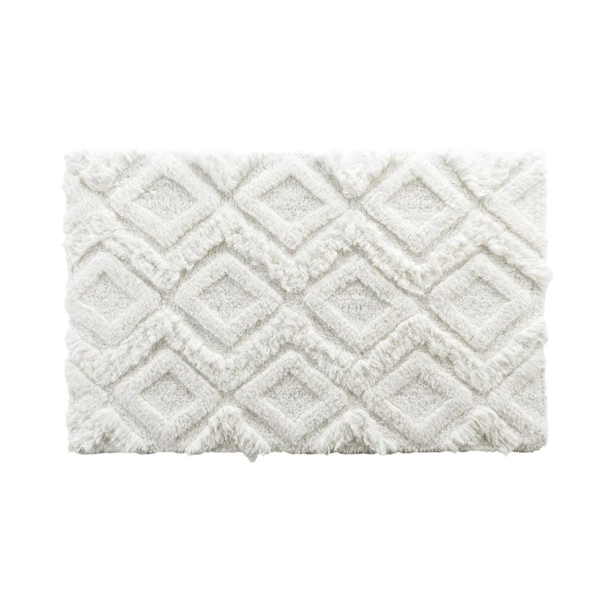 Douceur d'intu017drieur Tapis de bain coton (50 x 80 cm) Ikatis Blanc Discount