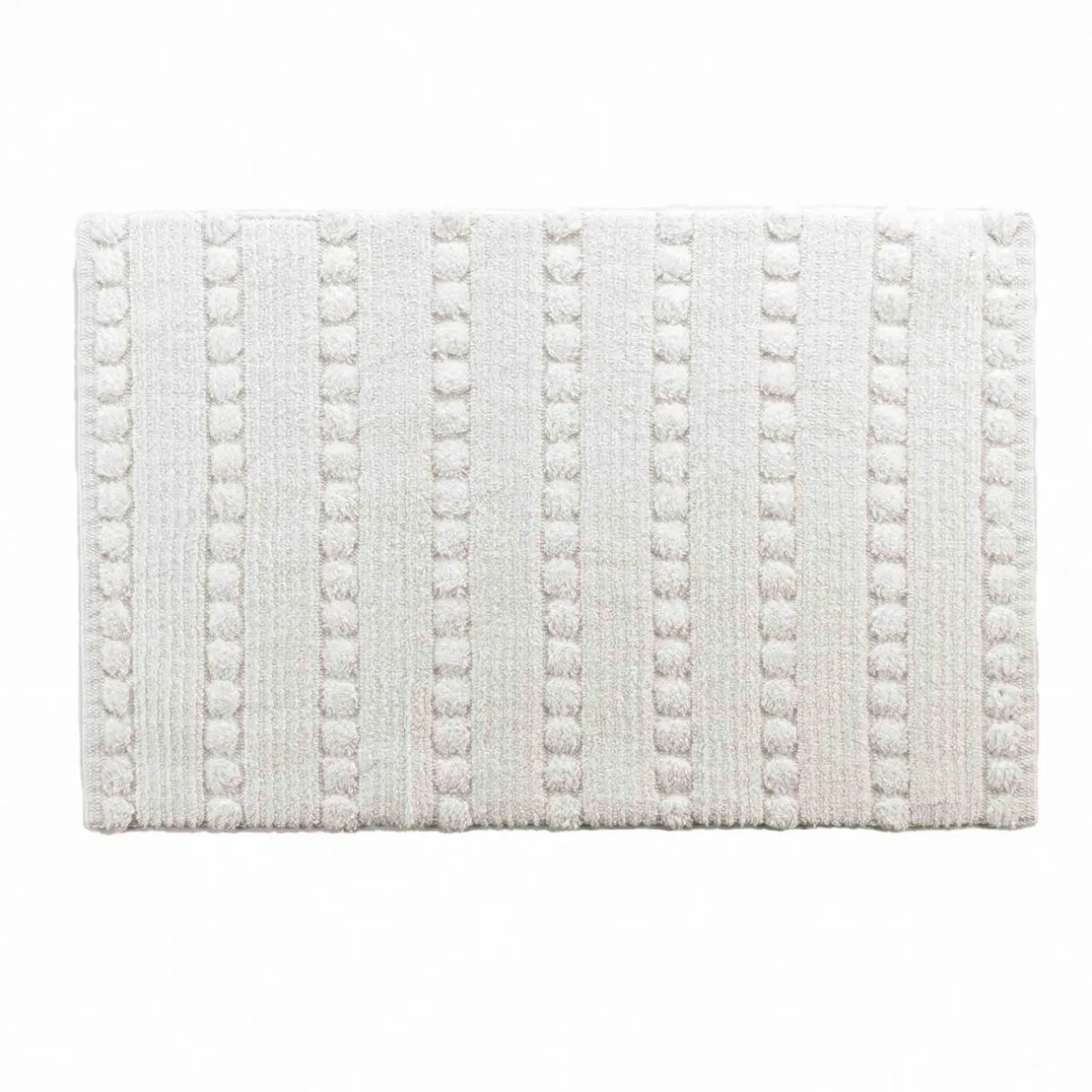 DOUCEUR D'INTERIEUR Tapis de bain coton (50 x 80 cm) Cleonis Blanc Best