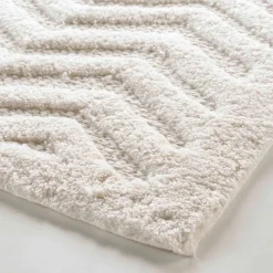 DOUCEUR D'INTERIEUR Tapis de bain coton (50 x 80 cm) Angelis Blanc Hot