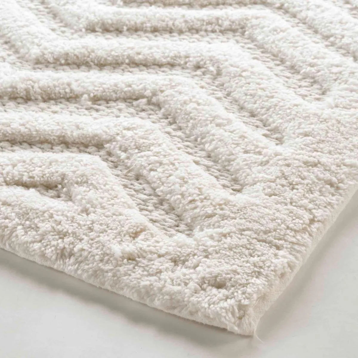 DOUCEUR D'INTERIEUR Tapis de bain coton (50 x 80 cm) Angelis Blanc Hot