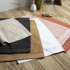 EMINZA Tapis de bain coton bio (50 x 70 cm) Méline Camel Outlet