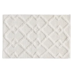 douceur d'intu017drieur Tapis de bain en coton (50 x 80 cm) Otis Beige Ecru