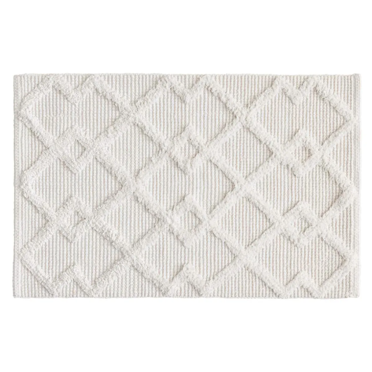 douceur d'intu017drieur Tapis de bain en coton (50 x 80 cm) Otis Beige Ecru