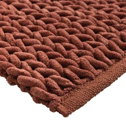 douceur d'intu017drieur Tapis de bain en coton (50 x 80 cm) Ariel Terracotta New