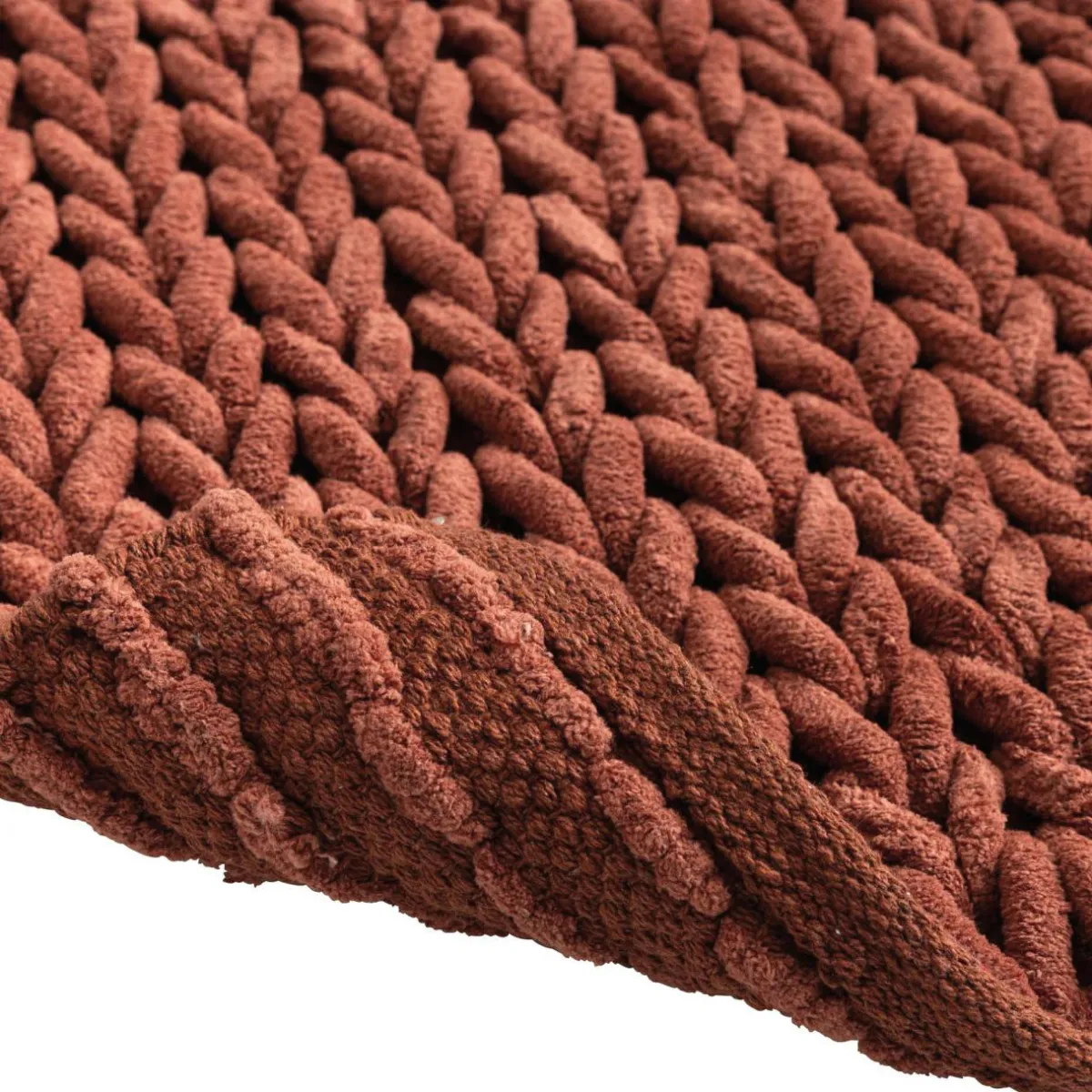 douceur d'intu017drieur Tapis de bain en coton (50 x 80 cm) Ariel Terracotta New