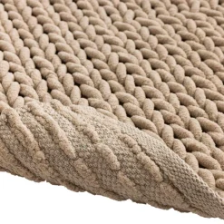 douceur d'intu017drieur Tapis de bain en coton (50 x 80 cm) Ariel Beige Hot