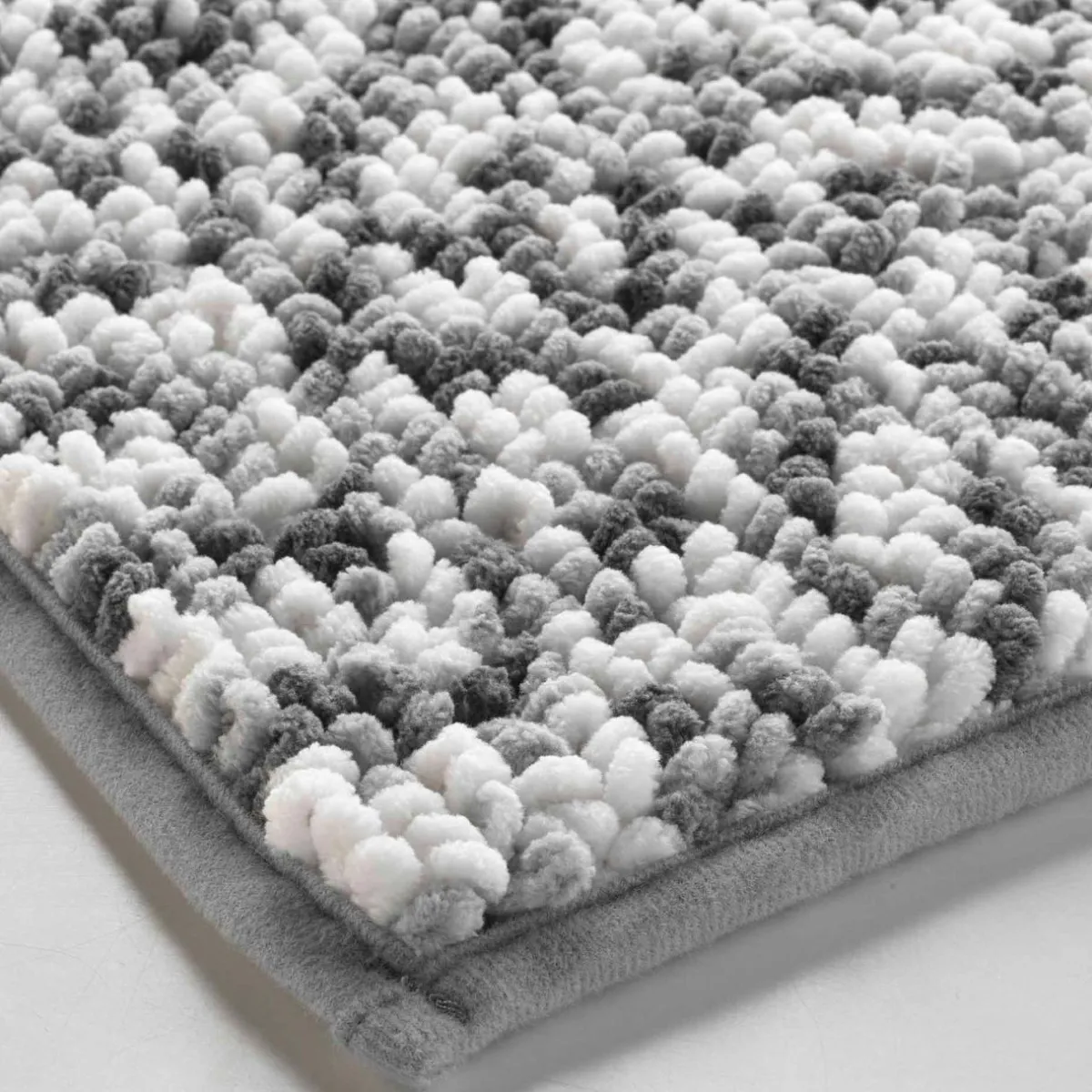 DOUCEUR D'INTERIEUR Tapis de bain microfibre (45 x 75 cm) Friza Gris Anthracite Hot
