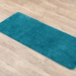 TENDANCE Tapis de bain microfibre (50 x 120 cm) Hiro Bleu canard Online