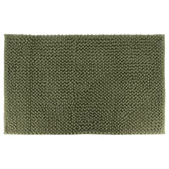 TENDANCE Tapis de bain microfibre (50 x 80 cm) Boules Vert kaki Discount