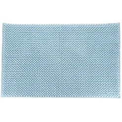 TENDANCE Tapis de bain microfibre (50 x 80 cm) Boules Bleu clair Sale