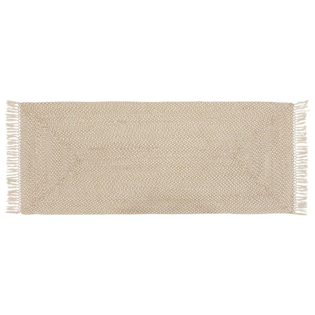ATMOSPHERA Tapis de couloir jute et coton (80 x 200 cm) Jyta Blanc Online