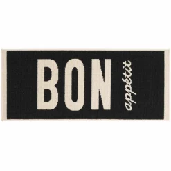 DOUCEUR D'INTERIEUR Tapis de cuisine (50 x 120 cm) Appetito Noir Online