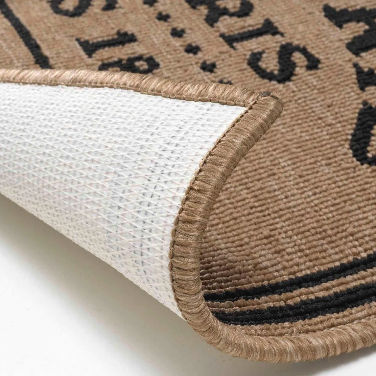 DOUCEUR D'INTERIEUR Tapis de cuisine (50 x 80 cm) Troquet Beige New