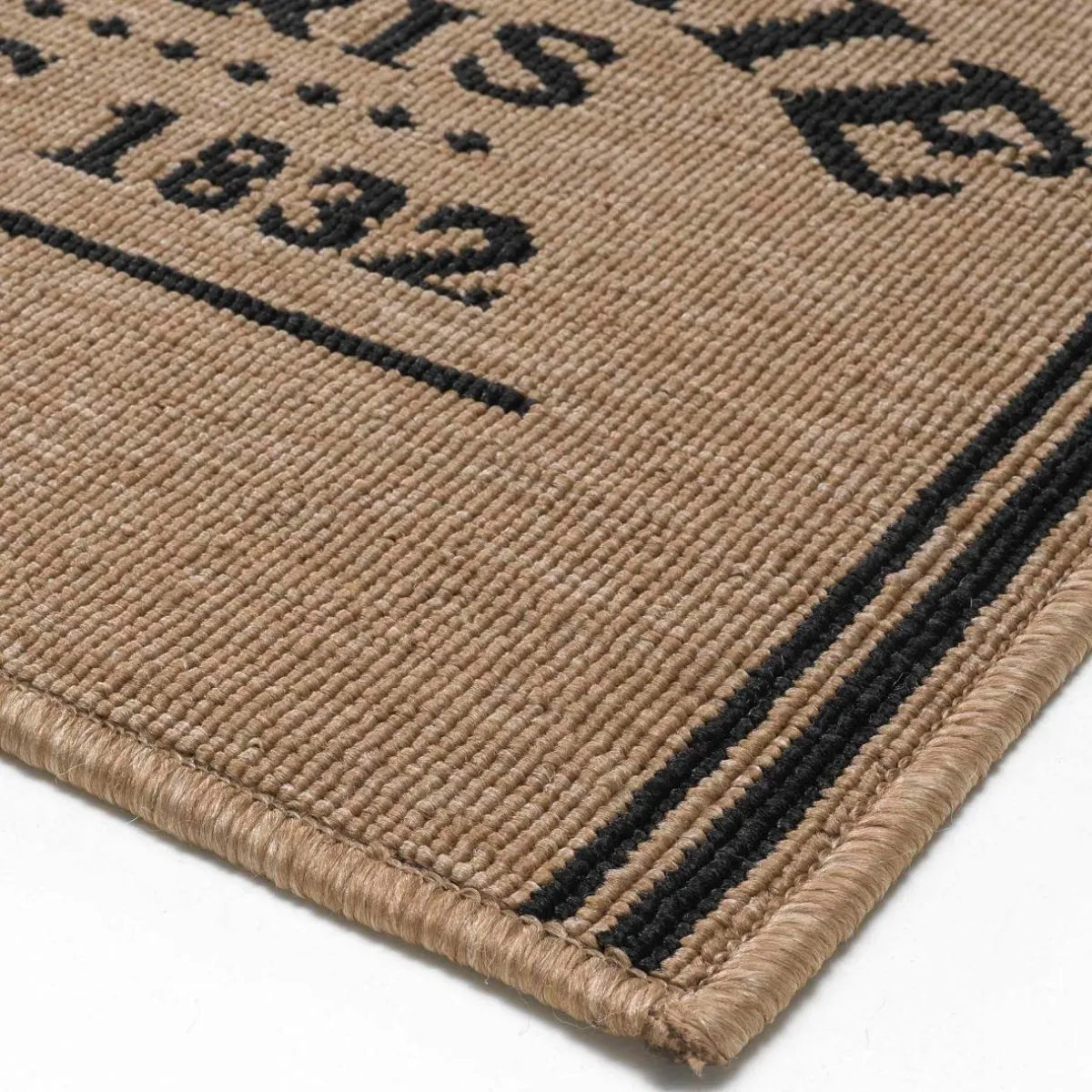 DOUCEUR D'INTERIEUR Tapis de cuisine (50 x 80 cm) Troquet Beige New