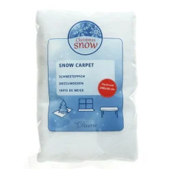 KAEMINGK Tapis de neige rectangulaire (200 x 50 cm) Blanc Hot