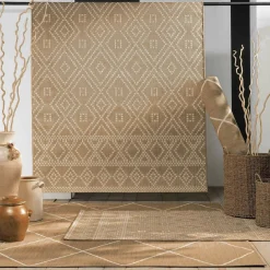 DOUCEUR D'INTERIEUR Tapis de salon (160 x 230 cm) Tania Beige Online