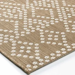 DOUCEUR D'INTERIEUR Tapis de salon (120 x 170 cm) Tania Beige Discount