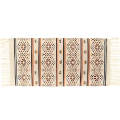 TENDANCE Tapis de salon coton (45 x 90 cm) Puebla Multicolore
