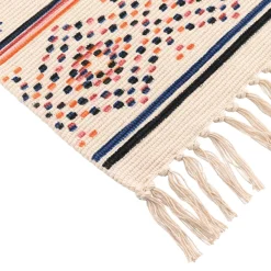 TENDANCE Tapis de salon coton (45 x 90 cm) Puebla Multicolore