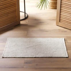 DOUCEUR D'INTERIEUR Tapis de salon coton (50 x 80 cm) Flavio Beige Discount