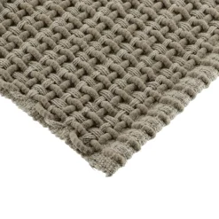 TENDANCE Tapis de salon coton (50 x 90 cm) Mimetisme Taupe Hot