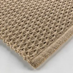 DOUCEUR D'INTERIEUR Tapis de salon coton (50 x 80 cm) Alivia Camel New