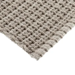 TENDANCE Tapis de salon coton (50 x 120 cm) Mimetisme Taupe Sale