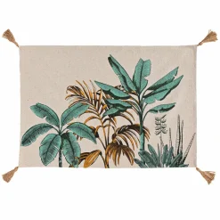 DOUCEUR D'INTERIEUR Tapis de salon coton (60 x 90 cm) Balinesia Vert Sale