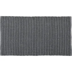TENDANCE Tapis de salon coton (50 x 90 cm) Mimetisme Gris clair Discount