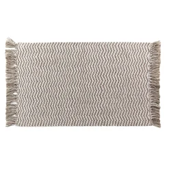 DOUCEUR D'INTERIEUR Tapis de salon coton (50 x 80 cm) Alessia Taupe
