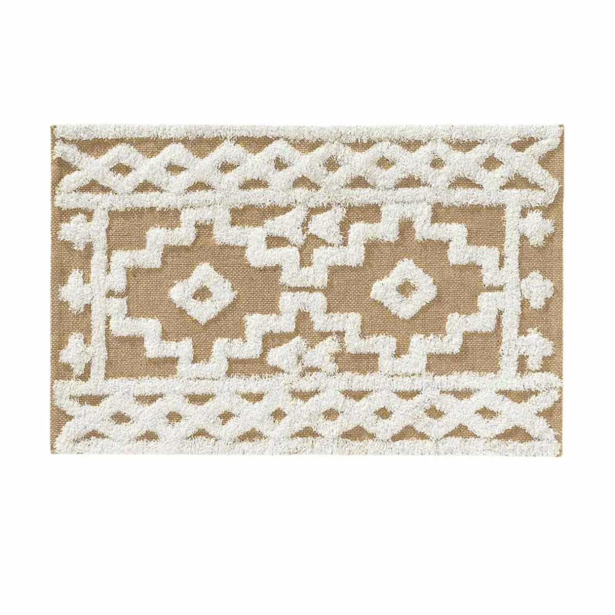 DOUCEUR D'INTERIEUR Tapis de salon jute (60 x 90 cm) Medine Beige Discount
