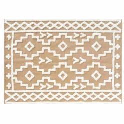 DOUCEUR D'INTERIEUR Tapis de salon jute et coton (120 x 170 cm) Medine Beige Hot